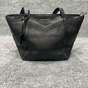 Michael Kors Black Leather Tote Bag PY0109
